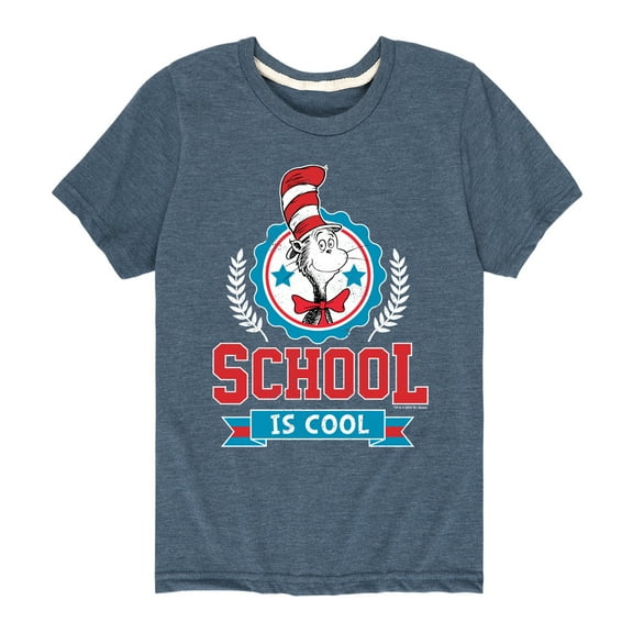 Dr. Seuss - School Is Cool - Toddler And Youth Short Sleeve Graphic T-Shirt
