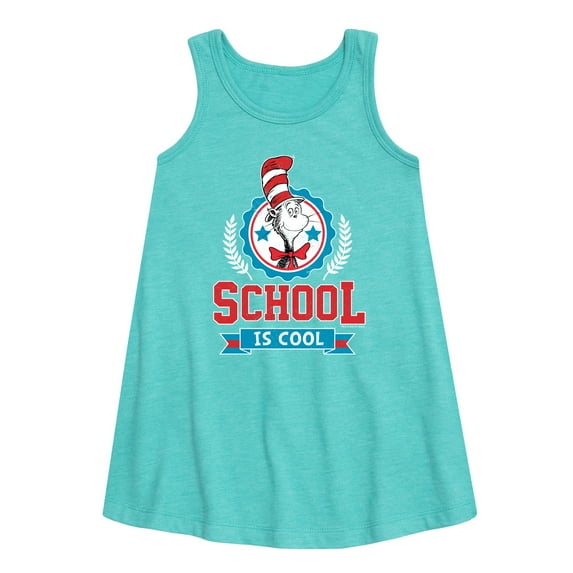 Dr. Seuss - School Is Cool - Toddler and Youth Girls A-line Dress
