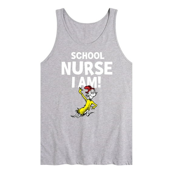Dr. Seuss - School Nurse I Am Sam I Am - Men's Jersey Tank Top