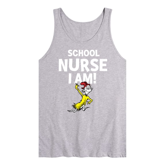 Dr. Seuss - School Nurse I Am Sam I Am - Men's Jersey Tank Top
