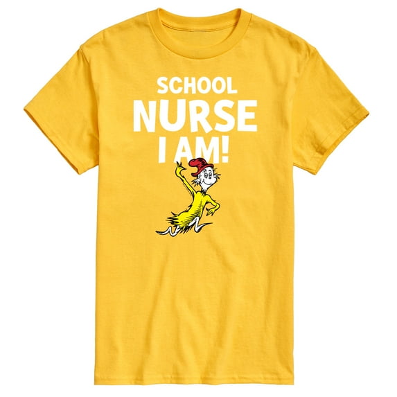 Dr. Seuss - School Nurse I Am Sam I Am - Men's Short Sleeve Graphic T-Shirt