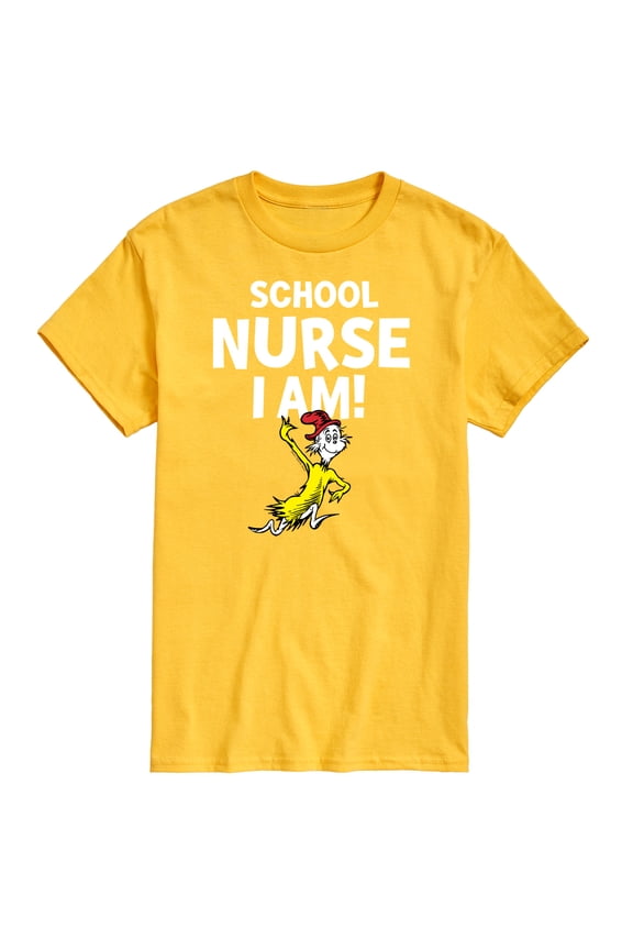 - School Nurse I Am Sam I Am - Men's Short Sleeve Graphic T-Shirt