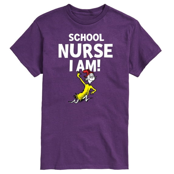 Dr. Seuss - School Nurse I Am Sam I Am - Men's Short Sleeve Graphic T-Shirt