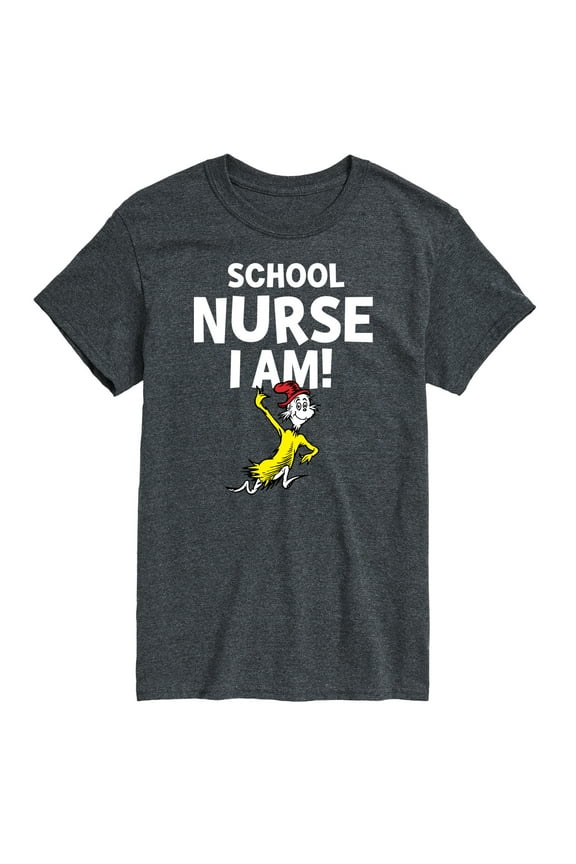 - School Nurse I Am Sam I Am - Men's Short Sleeve Graphic T-Shirt
