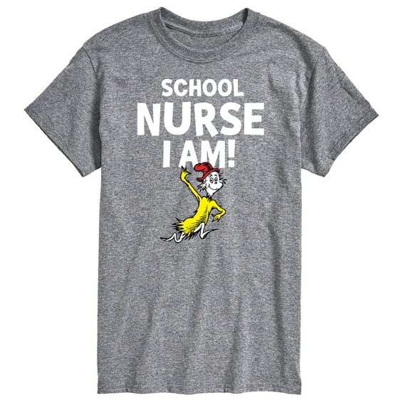 Dr. Seuss - School Nurse I Am Sam I Am - Men's Short Sleeve Graphic T-Shirt