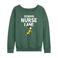 thumbnail image 1 of Dr. Seuss - School Nurse I Am Sam I Am - Women's Lightweight French Terry Long Sleeve Shirt, 1 of 6