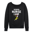 thumbnail image 1 of Dr. Seuss - School Nurse I Am Sam I Am - Women's Lightweight French Terry Long Sleeve Shirt, 1 of 6