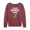 thumbnail image 1 of Dr. Seuss - School Nurse I Am Sam I Am - Women's Lightweight French Terry Long Sleeve Shirt, 1 of 6
