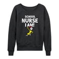 thumbnail image 1 of Dr. Seuss - School Nurse I Am Sam I Am - Women's Lightweight French Terry Long Sleeve Shirt, 1 of 6