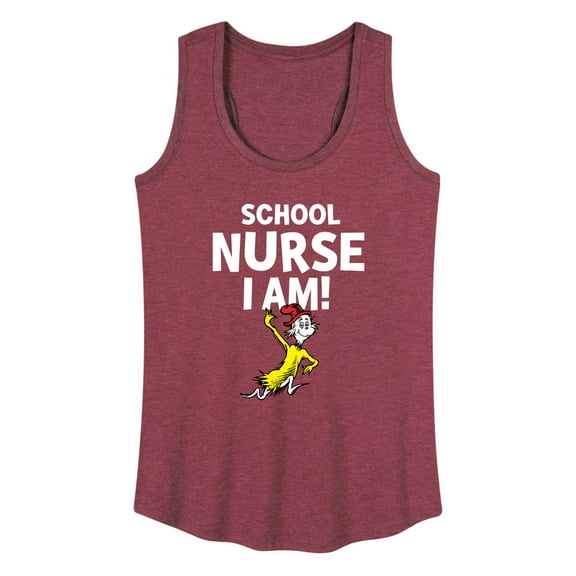 Dr. Seuss - School Nurse I Am Sam I Am - Women's Racerback Tank Top