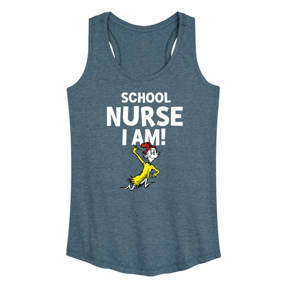 Dr. Seuss - School Nurse I Am Sam I Am - Women's Racerback Tank Top