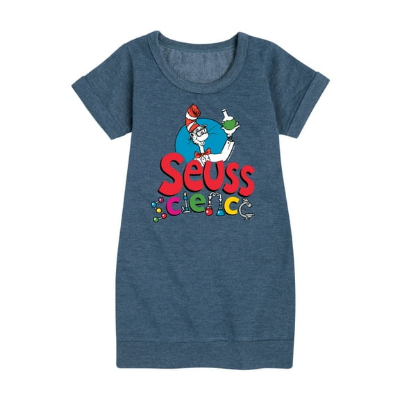 Dr. Seuss - Seuss Science - Toddler And Youth Girls Fleece Dress