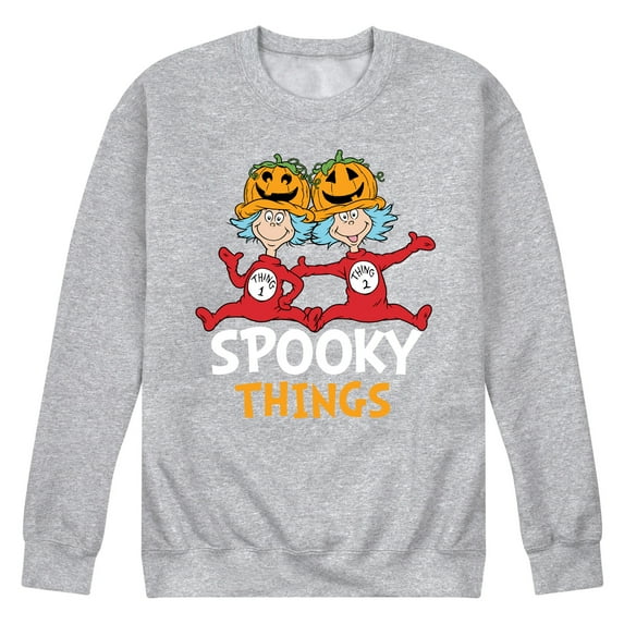Dr. Seuss - Spooky Things - Men's Crew Neck Fleece Pullover