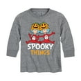 thumbnail image 1 of Dr. Seuss - Spooky Things - Toddler And Youth Long Sleeve Graphic T-Shirt, 1 of 6
