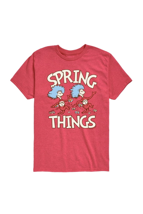 - Spring Things - Youth Boys Short Sleeve Graphic T-Shirt