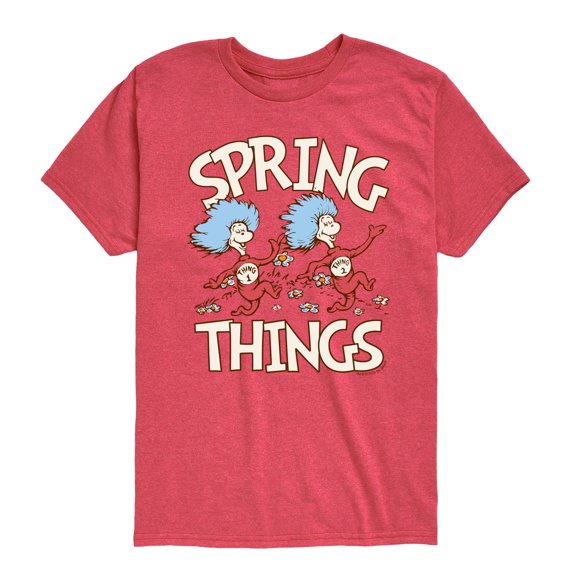 Dr. Seuss - Spring Things - Youth Boys Short Sleeve Graphic T-Shirt