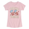 thumbnail image 1 of Dr. Seuss - Spring Things - Youth Girls Fitted Short Sleeve T-Shirt, 1 of 5