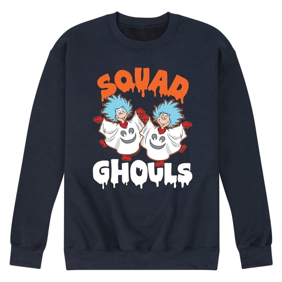 Dr. Seuss - Squad Ghouls - Men's Crew Neck Fleece Pullover