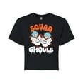 thumbnail image 1 of Dr. Seuss - Squad Ghouls Thing 1 and Thing 2 - Juniors Cropped Cotton Blend T-Shirt, 1 of 6