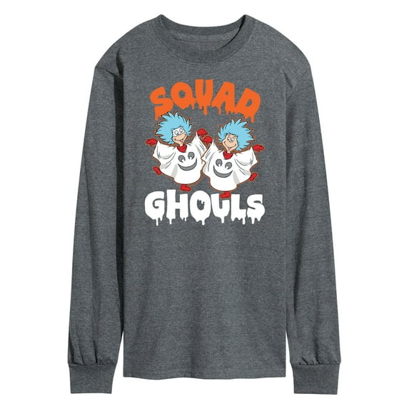 Dr. Seuss - Squad Ghouls Thing 1 and Thing 2 - Men's Long Sleeve T-Shirt