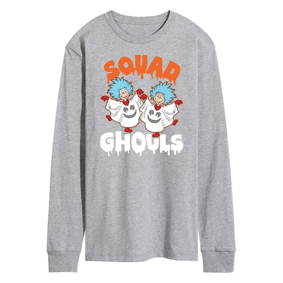 Dr. Seuss - Squad Ghouls Thing 1 and Thing 2 - Men's Long Sleeve T-Shirt