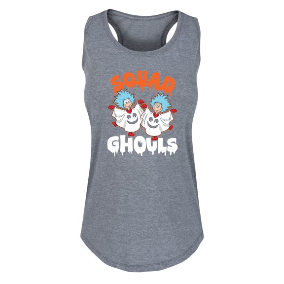 Dr. Seuss - Squad Ghouls Thing 1 and Thing 2 - Women's Racerback Tank Top