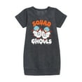 thumbnail image 1 of Dr. Seuss - Squad Ghouls Thing 1 and Thing 2 - Toddler And Youth Girls Fleece Dress, 1 of 5