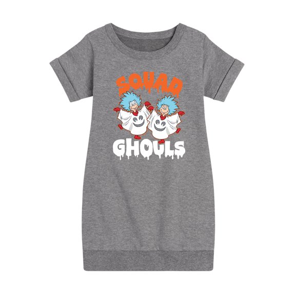 Dr. Seuss - Squad Ghouls - Toddler And Youth Girls Fleece Dress