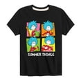 Dr. Seuss Summer Things Grid Boys Toddler And Youth Short Sleeve