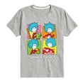Dr. Seuss Summer Things Grid Boys Toddler And Youth Short Sleeve