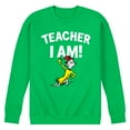 thumbnail image 1 of Dr. Seuss - Teacher I Am Sam I Am - Men's Crew Neck Fleece Pullover, 1 of 6