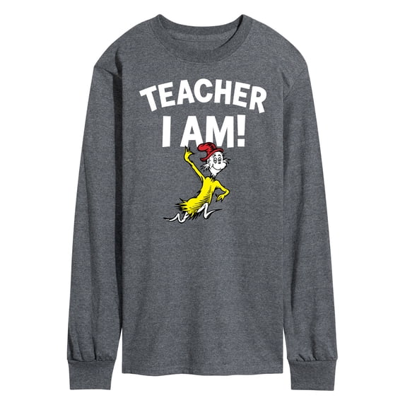 Dr. Seuss - Teacher I Am Sam I Am - Men's Long Sleeve T-Shirt