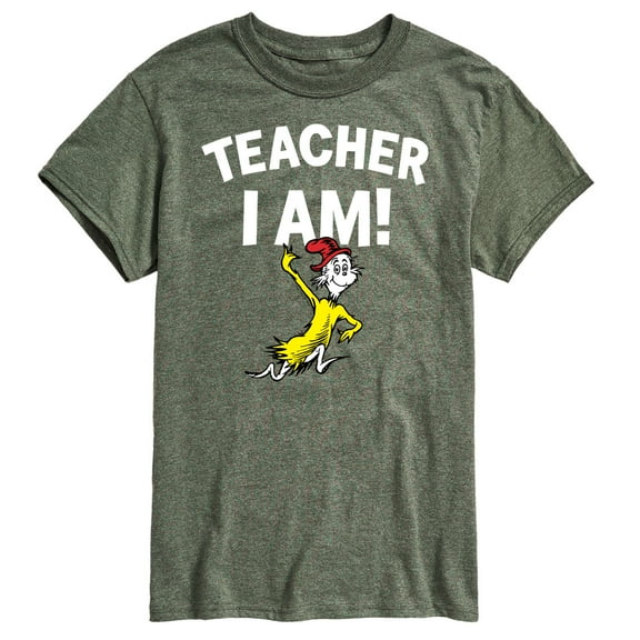 Dr. Seuss - Teacher I Am Sam I Am - Men's Short Sleeve Graphic T-Shirt