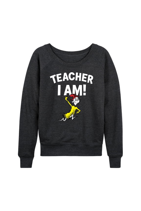 - Teacher I Am Sam I Am - Women's Lightweight French Terry Long Sleeve Shirt