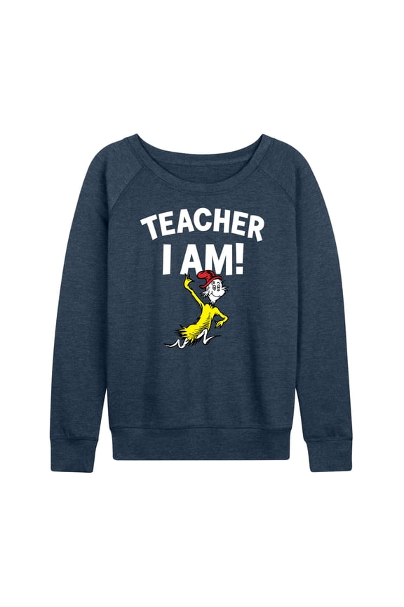 - Teacher I Am Sam I Am - Women's Lightweight French Terry Long Sleeve Shirt