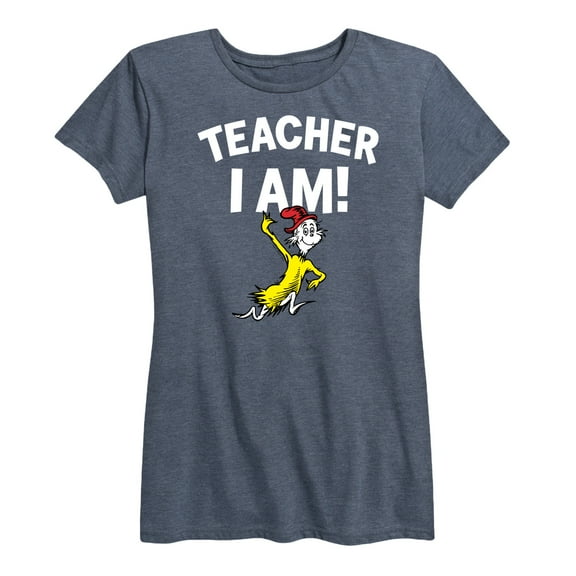 Dr. Seuss - Teacher I Am Sam I Am - Women's Short Sleeve Graphic T-Shirt