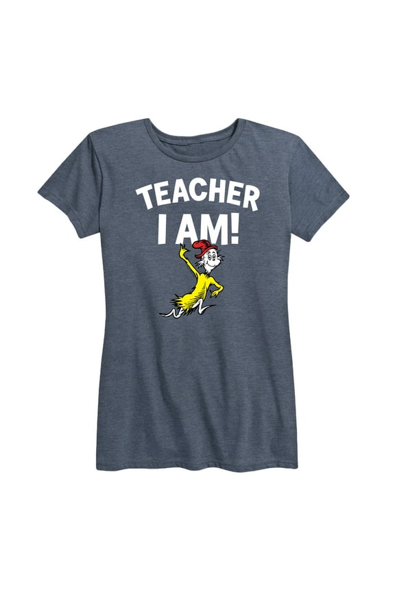 - Teacher I Am Sam I Am - Women's Short Sleeve Graphic T-Shirt
