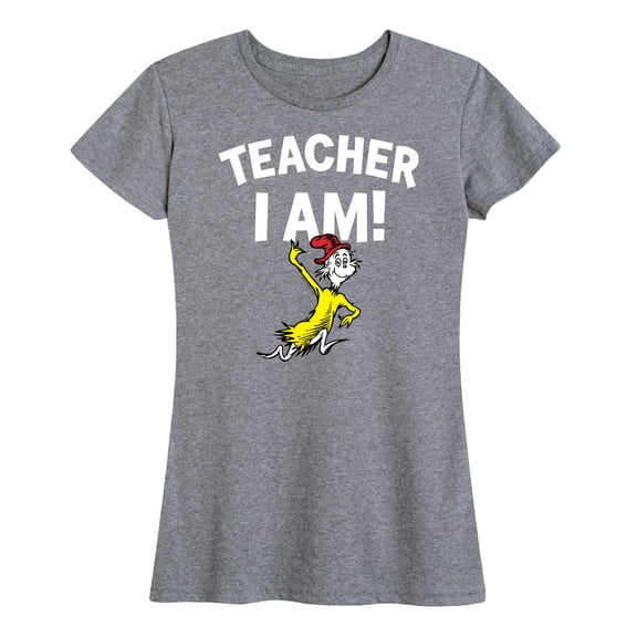 Dr. Seuss - Teacher I Am Sam I Am - Women's Short Sleeve Graphic T-Shirt
