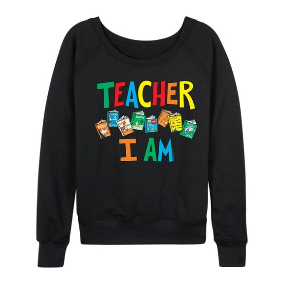 Dr. Seuss - Teacher I Am - Women's Lightweight French Terry Pullover