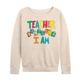 thumbnail image 1 of Dr. Seuss - Teacher I Am - Women's Lightweight French Terry Pullover, 1 of 6