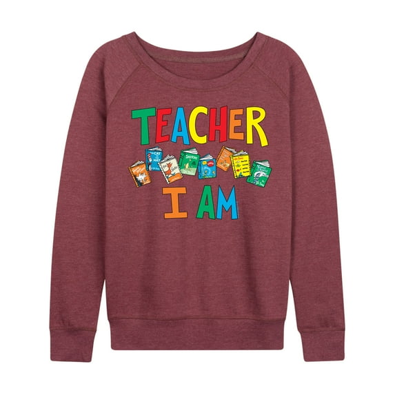Dr. Seuss - Teacher I Am - Women's Lightweight French Terry Pullover
