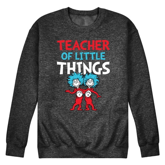 Dr. Seuss - Teacher Of Little Things - Men's Crew Neck Fleece Pullover