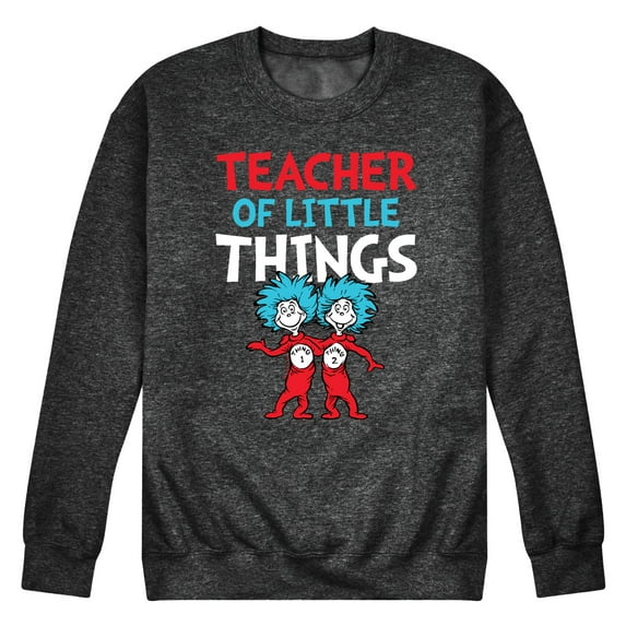 Dr. Seuss - Teacher Of Little Things - Men's Crew Neck Fleece Pullover