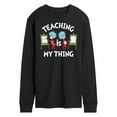 thumbnail image 1 of Dr. Seuss - Teaching Is My Thing - Men's Long Sleeve T-Shirt, 1 of 6