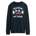 thumbnail image 1 of Dr. Seuss - Teaching Is My Thing - Men's Long Sleeve T-Shirt, 1 of 6