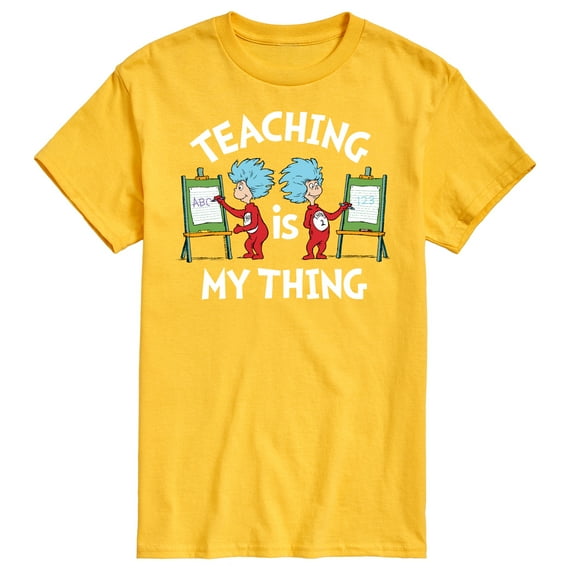 Dr. Seuss - Teaching Is My Thing - Men's Short Sleeve Graphic T-Shirt