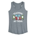thumbnail image 1 of Dr. Seuss - Teaching Is My Thing - Women's Racerback Tank Top, 1 of 6