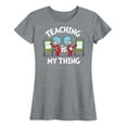 thumbnail image 1 of Dr. Seuss - Teaching Is My Thing - Women's Short Sleeve Graphic T-Shirt, 1 of 6