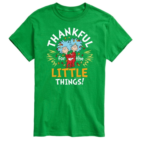 Dr. Seuss - Thanksgiving Is A Family Thing - Men's Short Sleeve Graphic T-Shirt