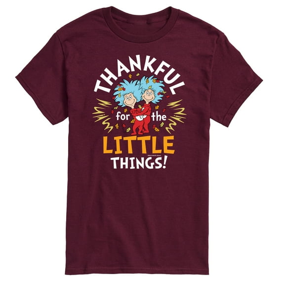 Dr. Seuss - Thanksgiving Is A Family Thing - Men's Short Sleeve Graphic T-Shirt
